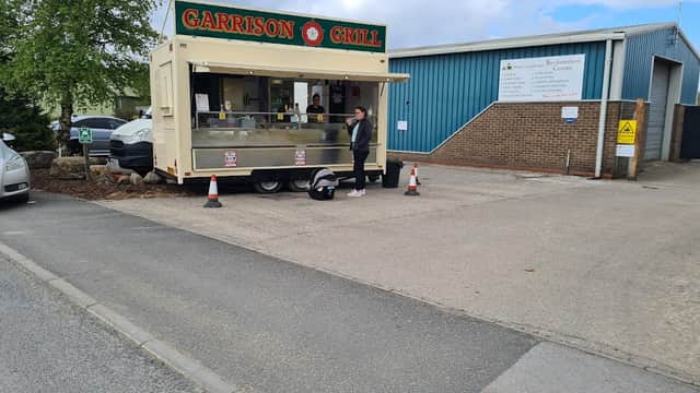 Dining at Garrison Grill in colburn north yorkshire