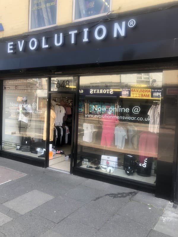 Evolution menswear