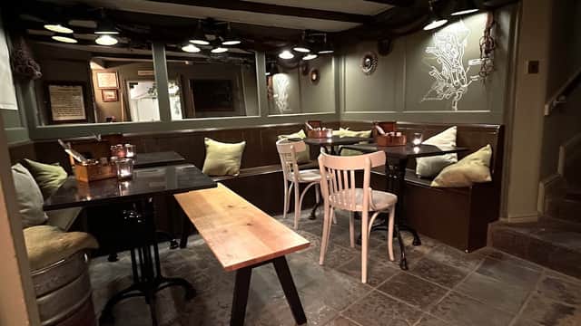 Dining at Brambles Bistro in robin hoods bay
