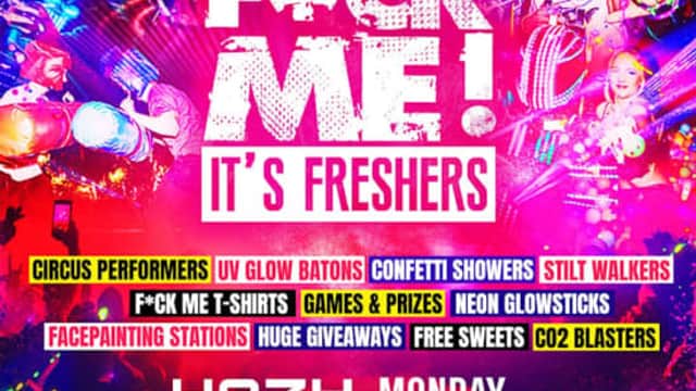 Event image for F*CK ME It's Freshers Sheffield