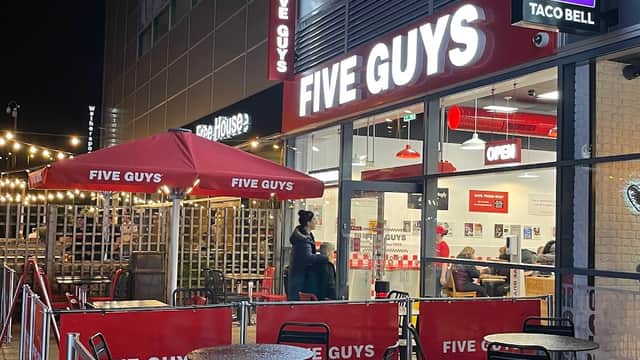Five Guys Burgers and Fries Castleford, Xscape Yorkshire
