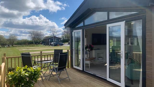 Accommodation at The Hollin Retreat at Hollin Barn Lodge Park in thirsk