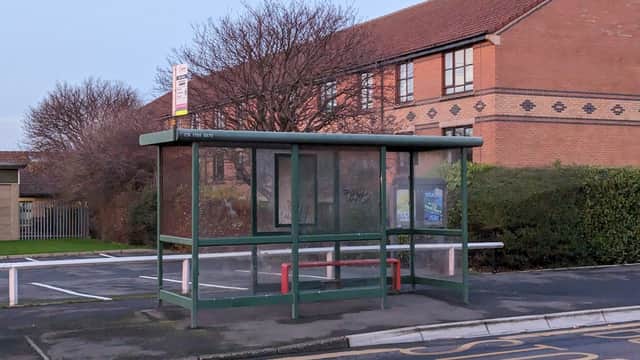 Bus Stop at Marske Methodist Church - Bus Stops in marske