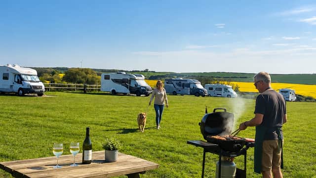 Townend Farm Motorhome and Caravan Site in easington north yorkshire