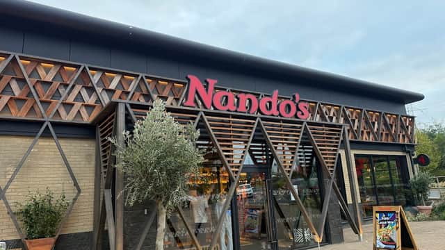 Dining at Nando's Sheffield - Crystal Peaks in woodhouse