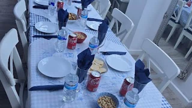 Dining at Santorini Restaurant & Takeaway in barnsley