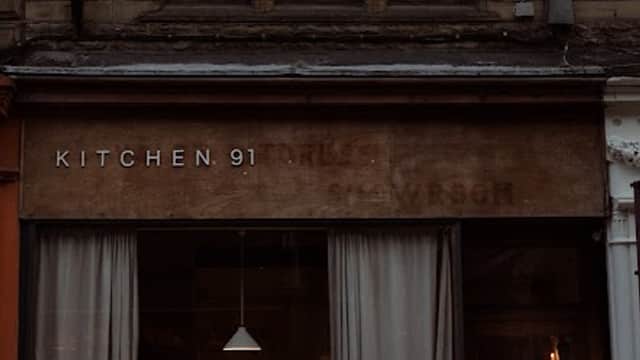 Dining at Kitchen 91 in hebden bridge