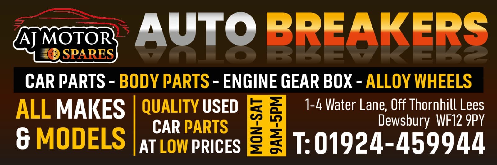 AJ Motors T/a AJ Motorspares