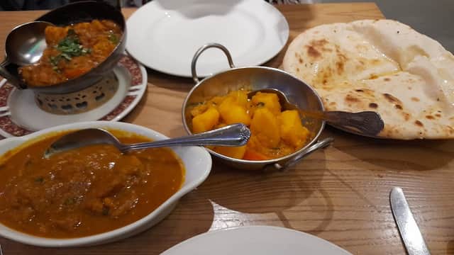Dining at Mohul Indian Cuisine in greenhill