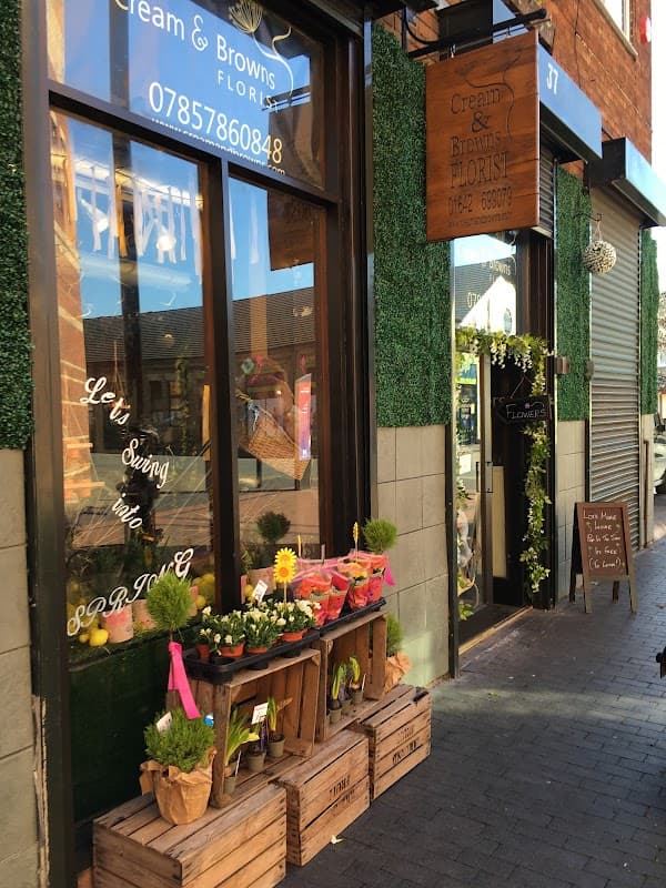 Cream and Browns Florist