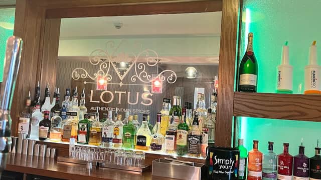 Dining at Lotus Bar & Restaurant in doncaster