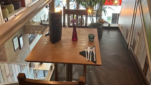 Dining at Med-one Restaurant in huddersfield