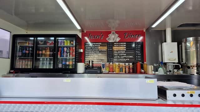 Dining at Jaxn's Diner in todmorden