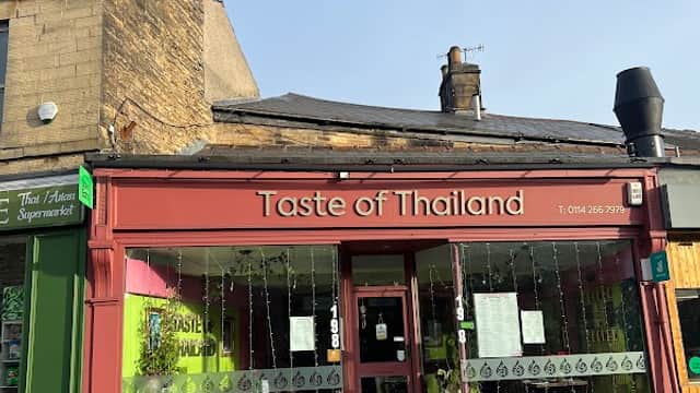 Dining at Taste of Thailand in sheffield