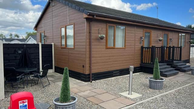 Accommodation at Lilly Cabin with Hot Tub in strensall