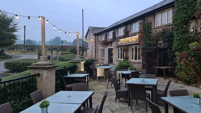 Dining at The Calverley Arms, Pudsey in farsley