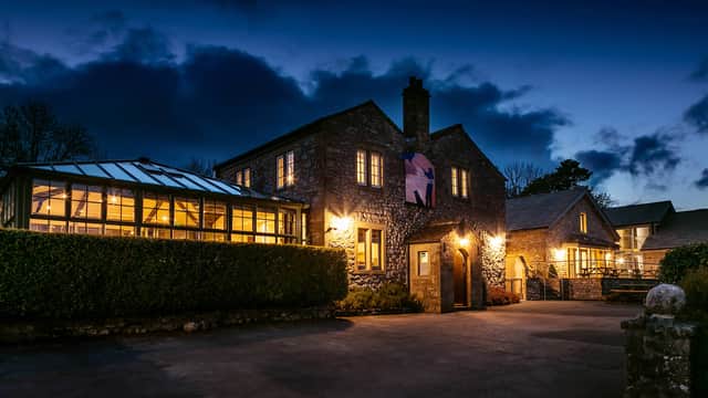 Dining at Restaurant @ The Gamekeeper's Inn in threshfield