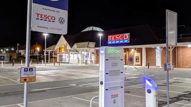 Pod Point Charging Station - EV Charging in redcar