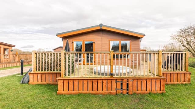 Accommodation at Springwell Lodge With Hot Tub in malton
