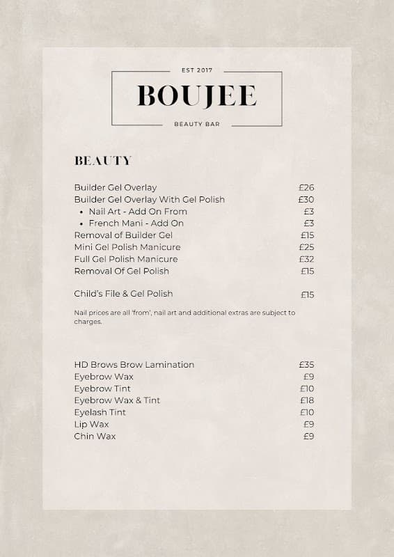 Boujee Beauty Bar