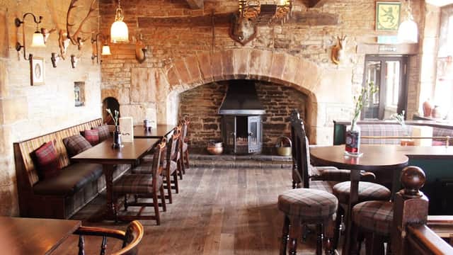 Dining at Haworth Old Hall in cross roads