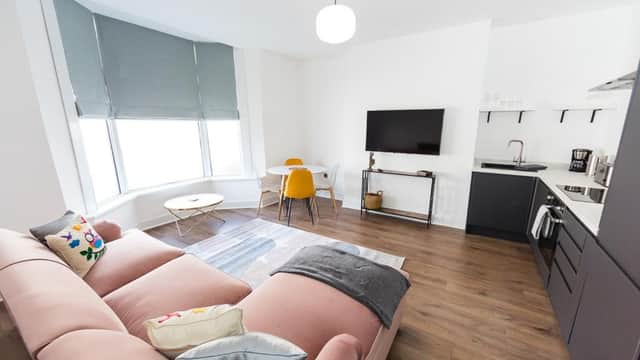 Accommodation at Coastline Villas - Heart of Redcar 1 & 2 Bed New Apartments, ideal for contractors and holidayers in redcar