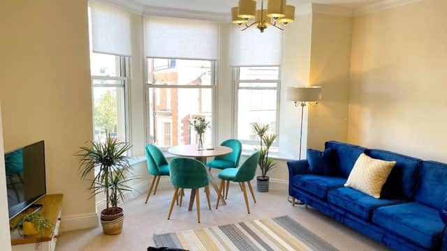Accommodation at Stylish apartment with free parking, lift & views in scarborough