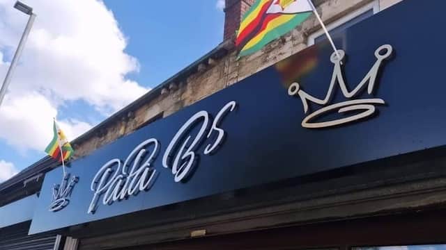 Dining at Papa B's in batley