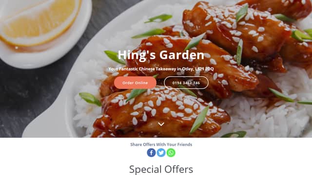 Hings Garden - Takeaway in otley