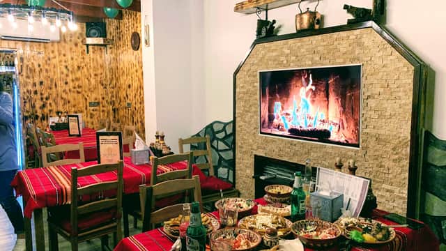 Dining at Mehana Vitosha Bulgarian Restaurant Doncaster in doncaster