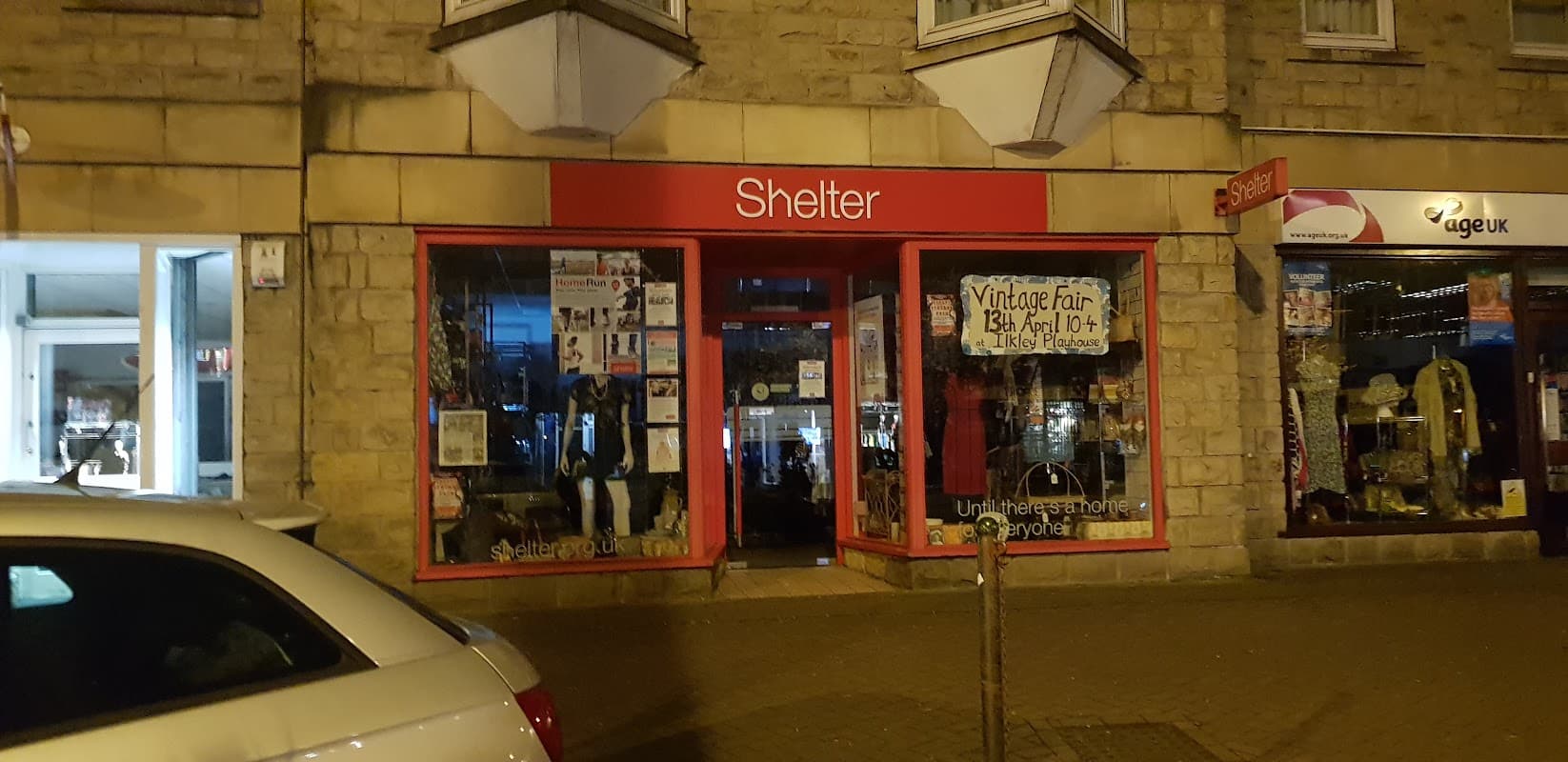 Shelter charity shop (Ilkley)