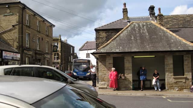 Bus Stop at Market Place/St Mary's Street - Bus Stops in penistone