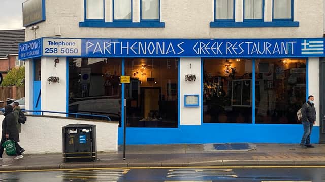 Dining at Parthenonas in heeley