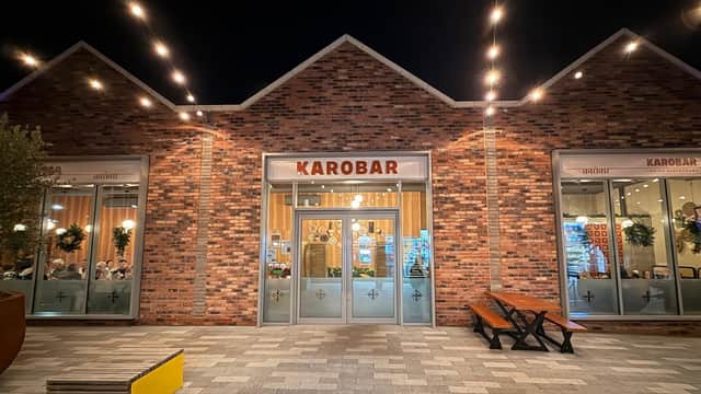 Dining at Karobar Indian Restaurant in woodhouse