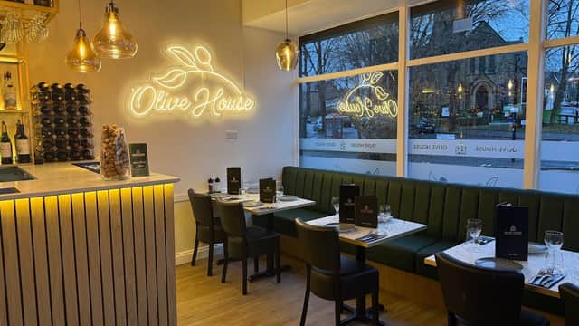 Dining at Olive House in sheffield