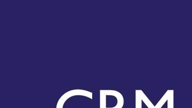 CRM (North East) Ltd. logo on a blue background, featuring bold white text.