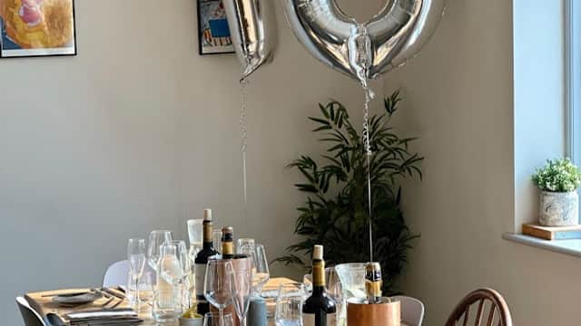Dining at Phoebe's in skipton