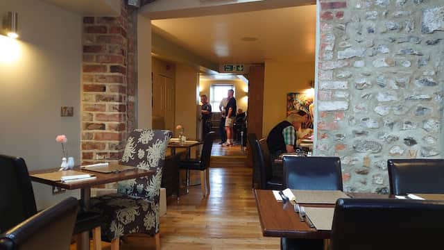 Dining at The Heifer in catterick bridge