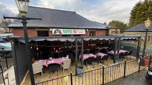 Dining at Mamma Mia Pontefract in pontefract