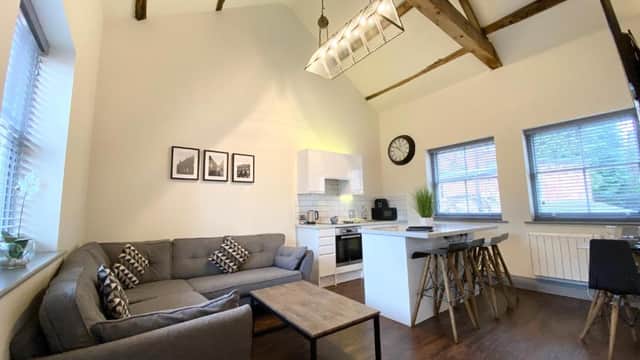 Accommodation at Loft at The Coach House Apartments in leeds