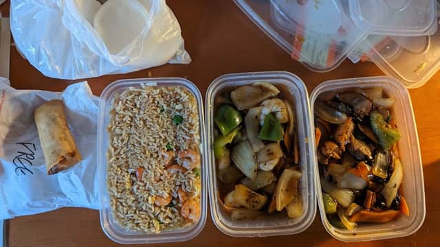 Dining at Wonder Food Chinese & Thai Takeaway in starbeck