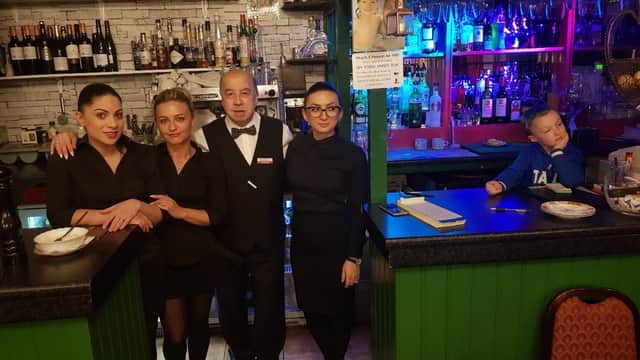 Dining at Bistro Romanos in barnsley