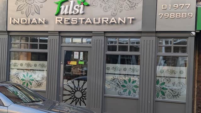 Dining at Tulsi Indian Restaurant in pontefract