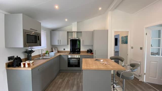 Accommodation at Fox Lodge at Owlet Hideaway - with Hot Tub, Near York in seaton ross