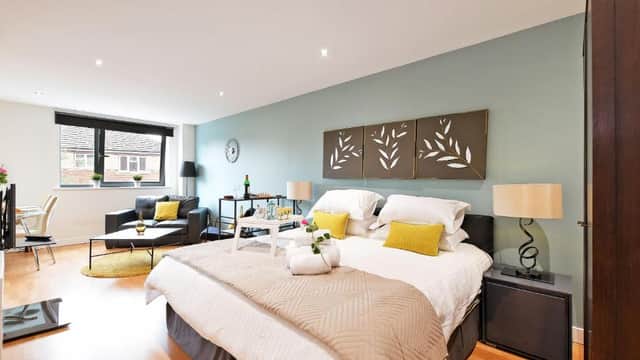 Accommodation at Modern City Centre Studio Apartment - West One in sheffield