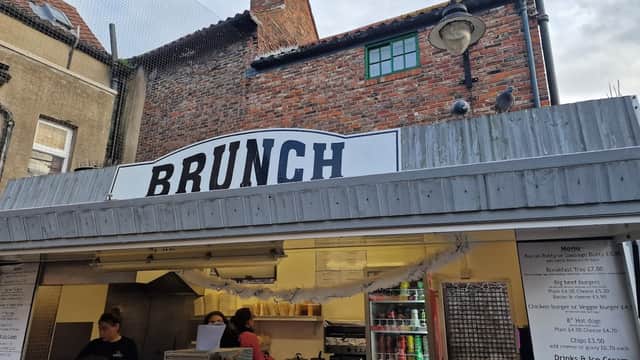 Dining at Brunch Wagon in york