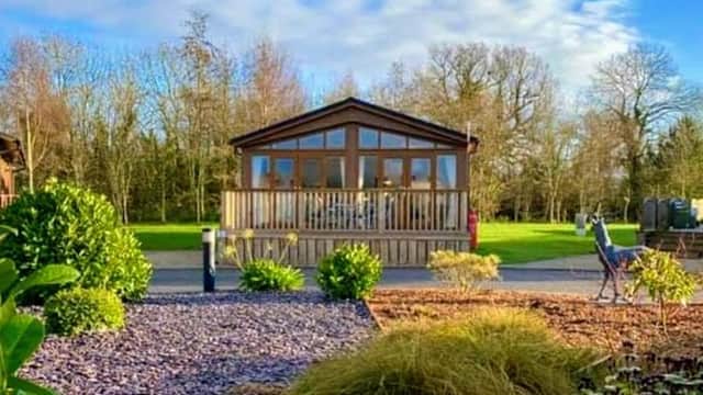 Accommodation at Deneb Lodge with Hot Tub in malton