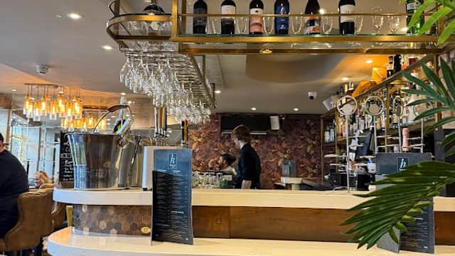 Dining at Harry's Lounge Bar & Brasserie in whitby