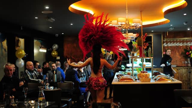 Dining at Chamas Rodizio Bar & Grill in beverley
