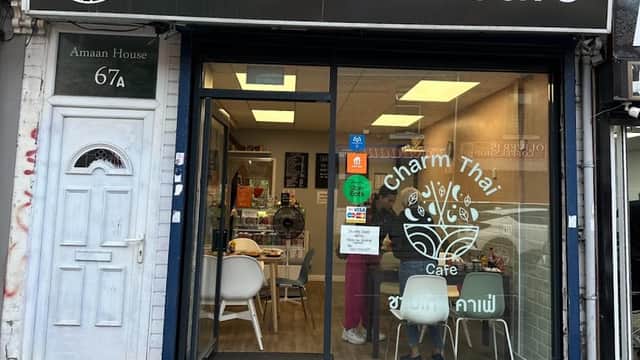 Dining at Charm Thai Cafe in doncaster